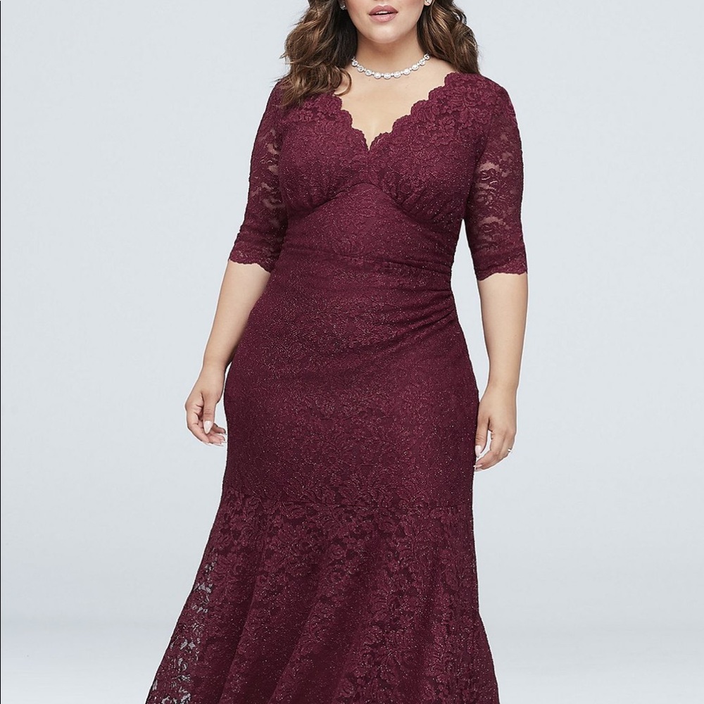 Burgundy Dress